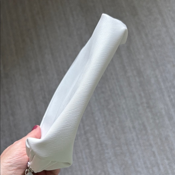 SKINN White cosmetic bag with top zipper make up bag toiletries travel bag case - Picture 4 of 10